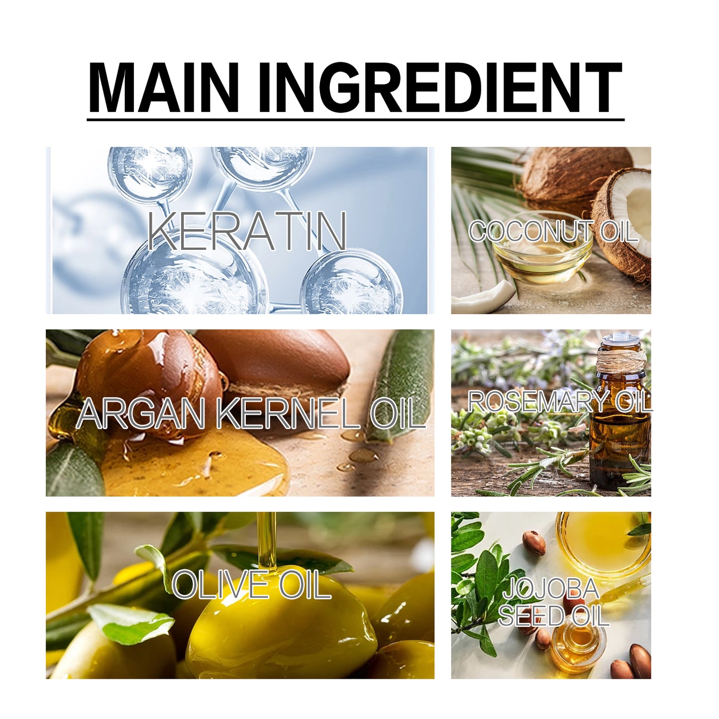 Keratin Repair Hair Mask, Moisturize And Repair Hair Ends Split Improve Dry And Frizz Hair Care Mask
